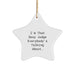 Funny Judge Star Ornament Gifts for Men Women Family Friends Coworkers Christmas Unique Decorations - Image 1