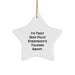 Funny Pilot Gifts from Friends for Men - Christmas Unique Pilot Decorations Star Ornament - Image 1