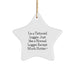 Funny Logger Gifts from Men to Friends - I'm A Tattooed Logger Star Ornament, White, 3.25\ - Image 1