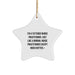 Funny Nurse Practitioner Gifts - 'I'm A Tattooed Nurse Practitioner...' Christmas Star Ornament for Nurse Practitioner Women Men Friends Coworkers Family - Image 1