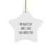 Funny Black Cat Gifts for Men, Black Cat Star Ornament with Quote, Christmas Unique Gifts from Friends, Inspirational Black Cat Lovers - Image 1