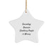 Genealogy Star Ornament Funny Quotes Gifts from Family to Genealogy Enthusiasts Christmas Unique Star Ornaments - Gifts for Genealogy Lovers - Image 1