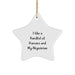 Abyssinian Cat Star Ornament Funny Gift for Abyssinian Cat Lovers, Christmas Unique Gifts from Men, Gifts for Friends and Family - Image 1