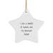 Funny American Bobtail Cat Gifts from Men for Christmas Unique Star Ornament, American Bobtail Cat Star Ornament Decoration, Funny Cat Lover Gift Idea - Image 1