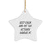 Funny Actuary Star Ornament Gifts from Friends and Family for Actuary, Christmas Unique Gifts - Image 1