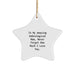 Funny Unbiological Mom Gifts, Star Ornament, To My Amazing Unbiological Mom, Never Forget How Much I Love You, Christmas Unique Gifts from Men, Women, Family - Image 1