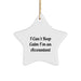 Funny Accountant Gifts, I Can't Keep Calm I'm An Accountant Star Ornament, Christmas Unique Presents from Friends and Family to Accountant - Image 1