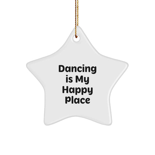Dancing Gifts from Friends - Inspirational Star Ornament for Christmas - Image 1