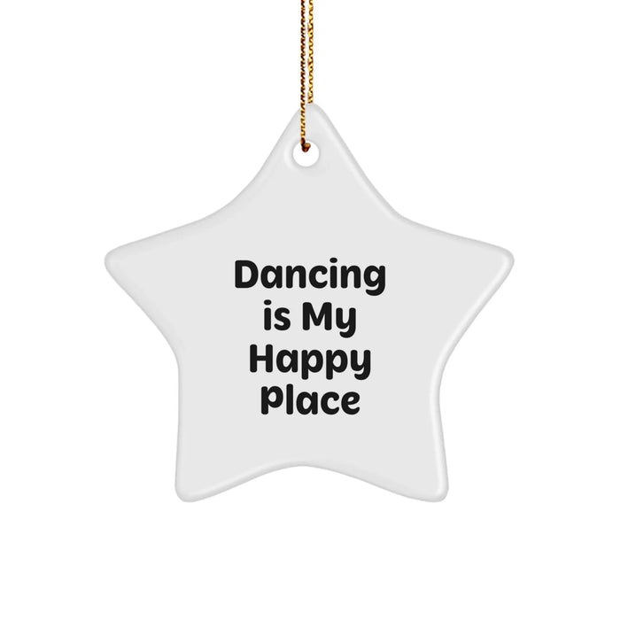 Dancing Gifts from Friends - Inspirational Star Ornament for Christmas - Image 1