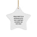 Funny Australian Cattle Dog Lover Gifts for Family - Star Ornament with Proud Parent Quote, Christmas Unique Gifts from Mom to Daughter - Image 1
