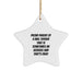 Funny Bull Terrier Dog Mom Gifts from Family, Proud Parent Star Ornament for Bull Terrier Dog Lovers at Christmas Time, Unique Gifts for Men, Women, Friends, Coworkers - Image 1