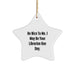 Funny Librarian Gifts for Women - Star Ornament - Be Nice To Me I May Be Your Librarian One Day - Christmas Unique Gifts from Friend - Image 1
