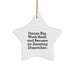 Inspiring Gifts for Dispatchers, Funny Star Ornaments with Dream Big Quote, Christmas Unique Gifts from Friends to Family,Dispatcher Star Ornament,Dispatcher Gifts for Christmas - Image 1