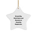 Funny Magistrate Gifts from Family, Funny Star Ornament for Christmas Unique Gifts, Dream Big Become Amazing Magistrate - Image 1