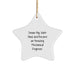 Inspirational Gifts for Mechanical Engineer Friends and Family, Unique Star Ornament with Funny Quote, Christmas Unique Gifts from Men to Women - Image 1