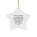 Funny Shetland Sheepdog Gifts, Star Ornament for Proud Parents, Christmas Unique Gifts from Men to Family - Image 1