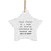 Funny Shih Tzu Dog Gifts for Proud Parents Christmas Star Ornaments from Friends - Image 1