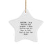 Funny Oral Surgeon Star Ornament Gifts from Friends, Christmas Unique Gifts for Oral Surgeon Men, Star Ornament Decorations - Image 1