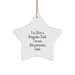 Funny Abyssinian Cat Gifts for Dad Christmas Star Ornament, Gifts from Men to Dad, I'm Not A Regular Dad. I'm An Abyssinian Dad. - Image 1