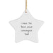 Funny Unbiological Dad Gifts from Men to Great Unbiological Dad Star Ornament for Christmas - Image 1