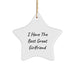 Funny Sweetheart Gifts from Men - Best Star Ornament 'I Have The Best Great Sweetheart' for Christmas Unique Gifts for Sweetheart - Image 1
