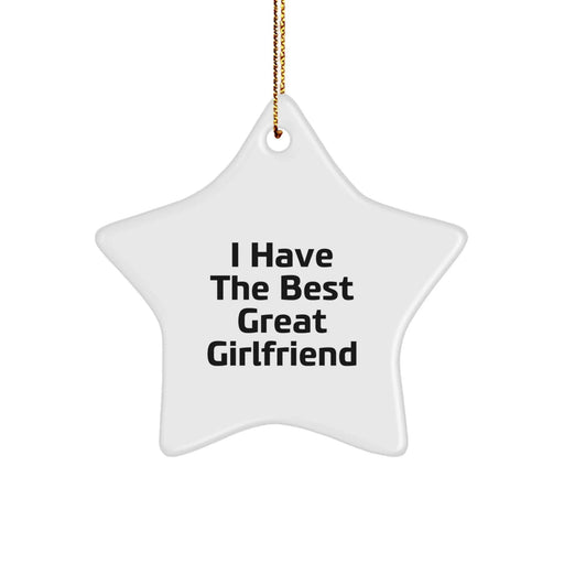 Funny Sweetheart Star Ornament Gifts from Men - I Have The Best Great Sweetheart Star Decorations for Christmas - Image 1