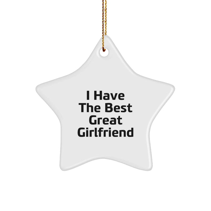 Funny Sweetheart Star Ornament Gifts from Men - I Have The Best Great Sweetheart Star Decorations for Christmas - Image 1