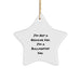 Funny Bullmastiff Dad Gifts from Men to Family for Christmas Unique Star Ornament - Image 1