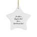 Dachshund Dad's Funny Star Ornament, Gifts for Dachshund Lovers from Dads, Handmade Star Ornaments for Christmas Unique Gifts - Image 1
