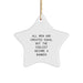 Funny Banker Gifts - 'All Men Are Created Equal But The Coolest Become A Banker' Star Ornament for Men, Gifts from Friends to Banker, Perfect for Christmas - Image 1