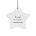 Funny Accountant Gifts from Friends for Christmas - World's Greatest Accountant Star Ornament - Image 1