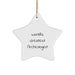 Funny Archeologist Gifts from Friends for Christmas Unique Star Ornaments, World's Greatest Archeologist Quote Star Shaped Decoration - Image 1