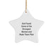 Funny Pilot Gift for Pilot Friends and Family, Star Ornament with Inspirational Quote, Gifts from Women to Pilot Men, Christmas Unique Gifts - Image 1