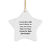 Funny Web Developer Gifts from Friends, Star Ornament for Men Web Developers, Christmas Unique Ornaments with I Love How We Don't Have To Say Out Loud That I'm Your Favorite Web Developer Quote - Image 1