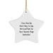 Funny Yoga Instructor Star Ornament Gifts from Friends for Christmas Unique Gifts - Image 1