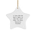 Funny Trucker Star Ornament Gifts from Friends for Favorite Trucker at Christmas Time - Image 1