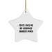 Funny Aerospace Engineer Star Ornament Gifts from Friends for Men - Coffee Quotes Christmas Unique Decorations - Image 1
