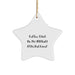 Funny Assistant Principal Gifts from Friends - Coffee Gives Me My Assistant Principal Power Star Ornament for Christmas Unique Gifts - Image 1