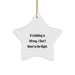 Cobbling Fun Gifts from Friends and Family - Star Ornament with Quote 'If Cobbling Is Wrong. I Don't Want To Be Right.' - A Unique Christmas Unique Gift for Cobbling Enthusiasts - Image 1