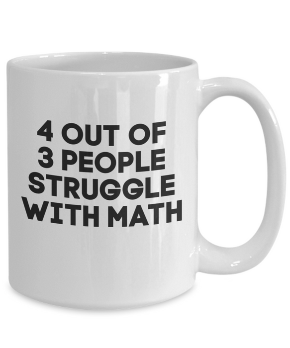 Funny Math Mug, Funny Math Teacher Mug, Math Mugs for Teachers Funny, Coffee Cup, Christmas, Birthday