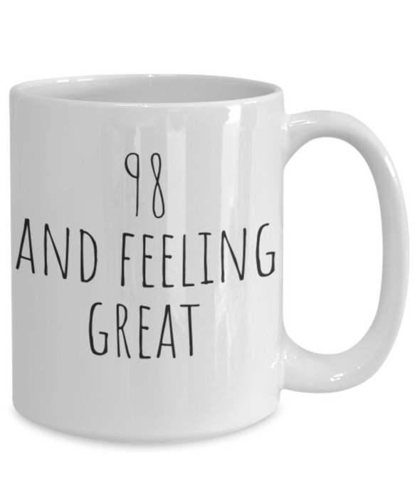 98th Birthday Mug, 98th Birthday Coffee Cup, 98th Birthday Coffee Mug, 98th Birthday Cups