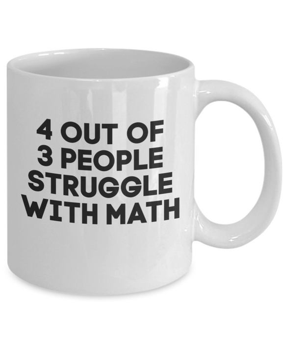 Funny Math Mug, Funny Math Teacher Mug, Math Mugs for Teachers Funny, Coffee Cup, Christmas, Birthday