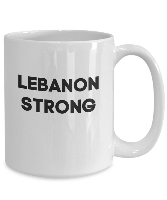 Lebanon Coffee Cup | Lebanese Coffee Mug | Lebanon Strong | Lebanese Flag