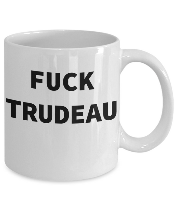 Fuck Trudeau Coffee Mug, Gift for Canadian, Conservative Party, Libertarian, Canada, Truckers