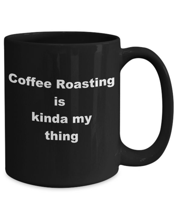 Coffee Roasting Mug | Coffee Roaster Mug | Coffee Roaster Coffee Cup - Black