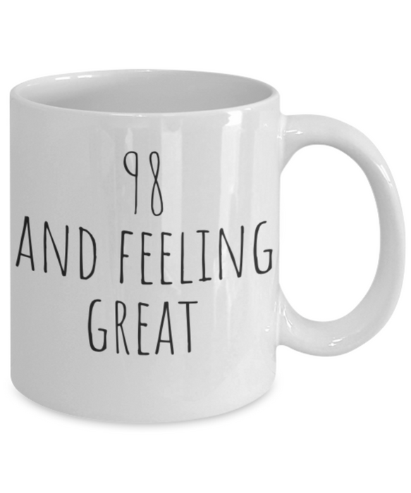 98th Birthday Mug, 98th Birthday Coffee Cup, 98th Birthday Coffee Mug, 98th Birthday Cups