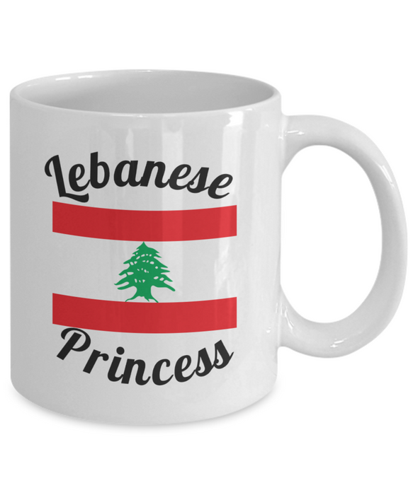 Lebanon Coffee Mug, Lebanese Gift - Lebanese Princess Coffee Mug