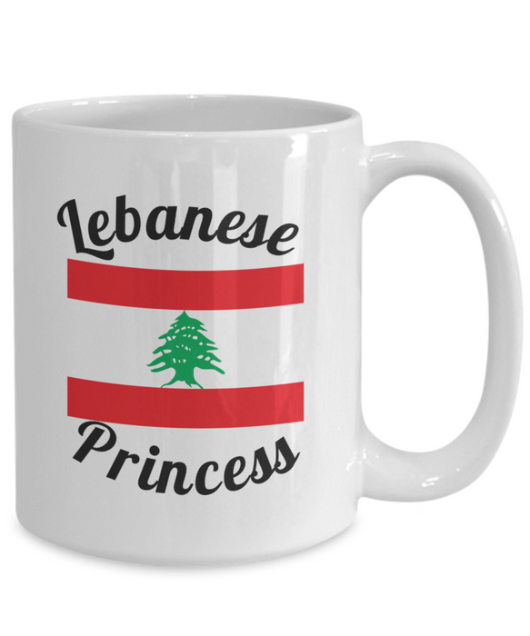 Lebanon Coffee Mug, Lebanese Gift - Lebanese Princess Coffee Mug