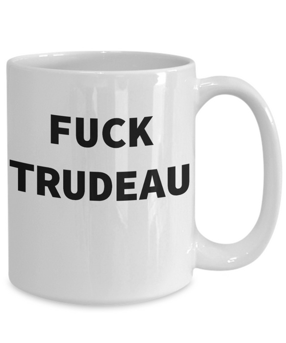 Fuck Trudeau Coffee Mug, Gift for Canadian, Conservative Party, Libertarian, Canada, Truckers