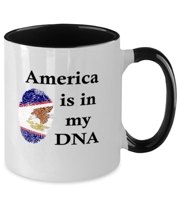 America is in my DNA, American Coffee Mug, Gift for American